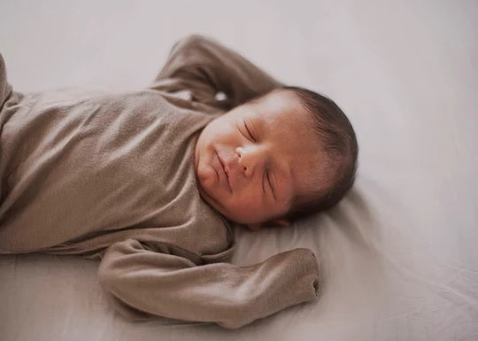 Baby sover urolig